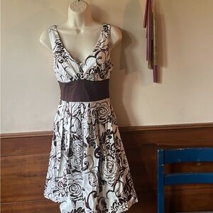 Floral Fit and Flare Dress sz 6